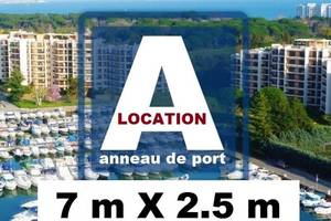 Port de cannes marina : anneau de port 7m x 2.50 m ,zone b.
