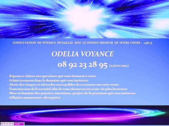 Odelia Voyance - 08 92 23 28 95