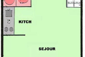 Location 3 pièces duplex, 6 personnes et 2 chambres - areches
