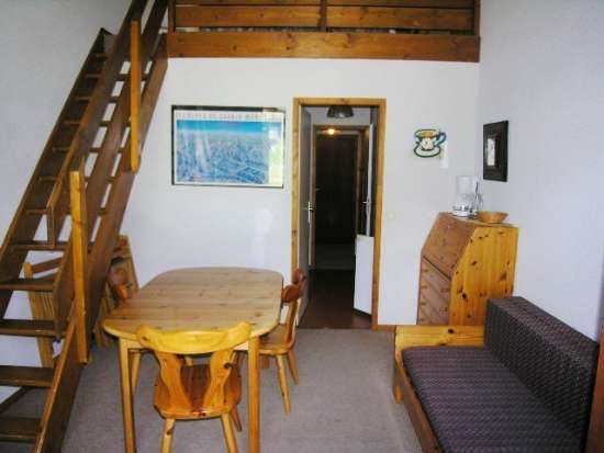 2 pièces-cabine +mezzanine, 6 personnes et 2 chambres - areches