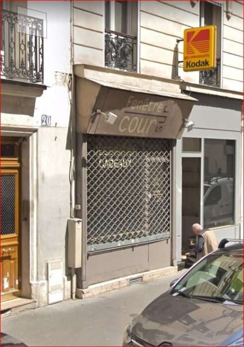 Location rue commerçante conduit 200mm - Paris