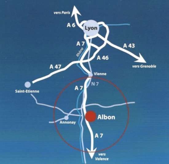 Location plateforme logistique a7 - Albon