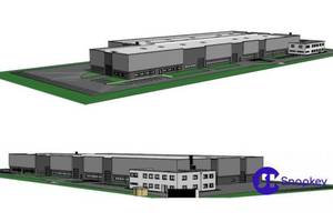 Bâtiment industriel location bail commercial 3 322 m2 c