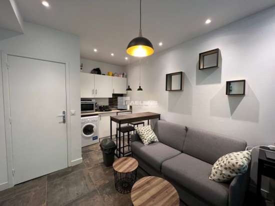 Location studio meublé de 14,21 m2 - Lille